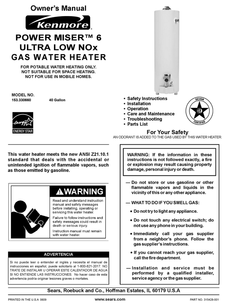 Kenmore POWER MISER 153.33066 owner's manual