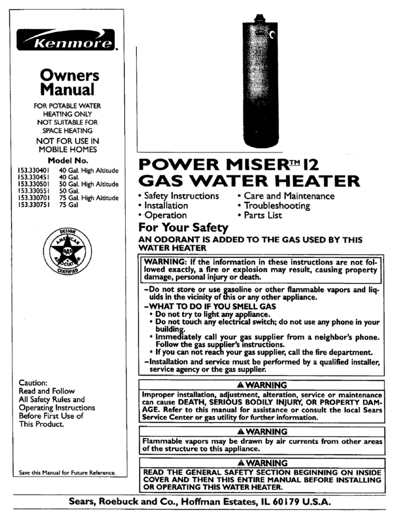 Kenmore POWER MISER 153.330451 owner's manual Kenmore POWER MISER 153.330451 owner's manual