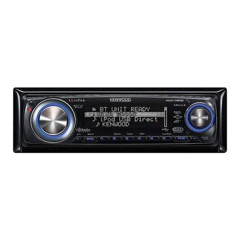 Kenwood eXcelon KDC-X792 User manual