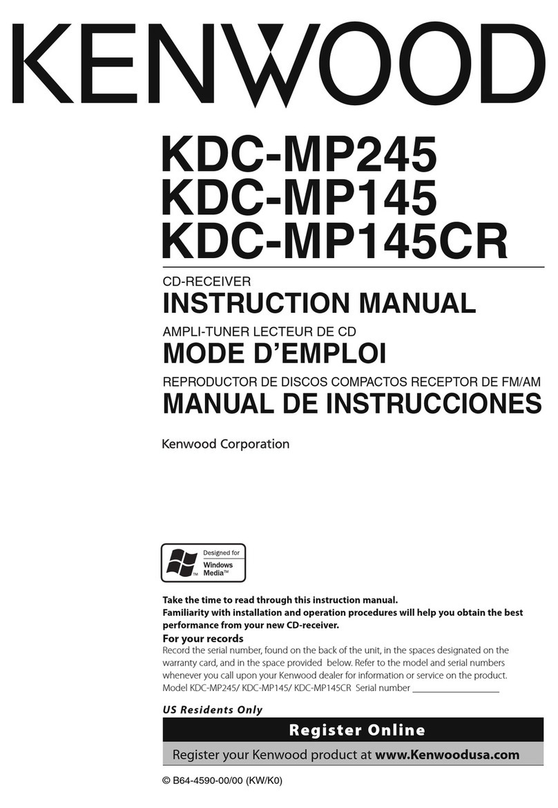 Kenwood KDC-MP245 instruction manual