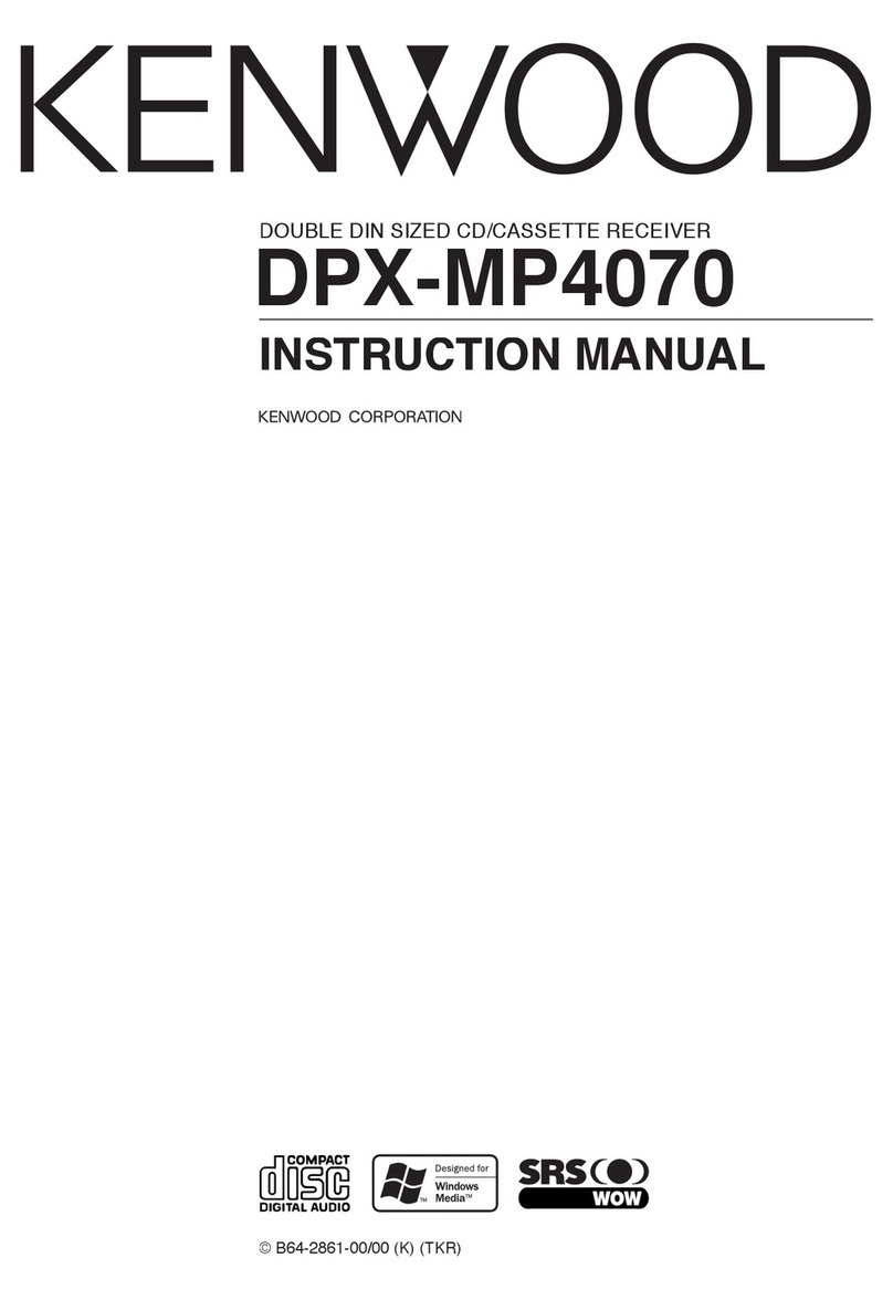 Kenwood DPX-MP4070 User manual