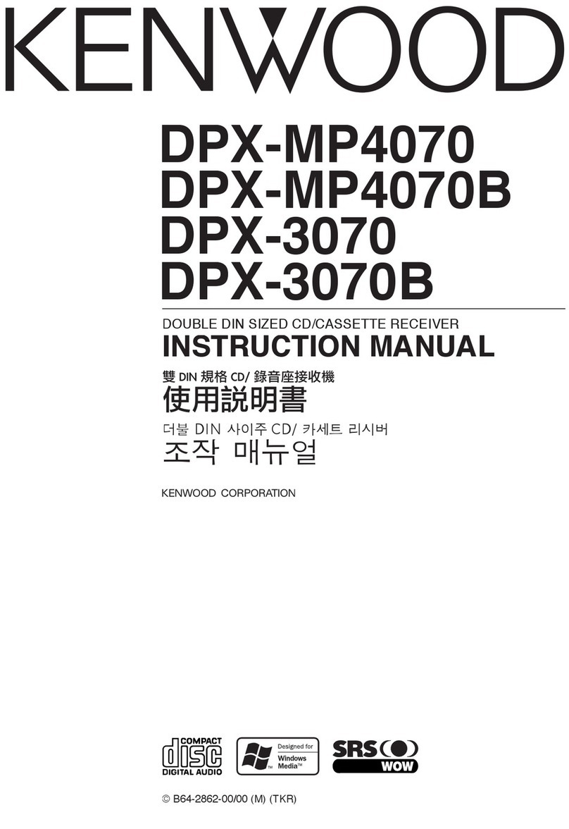 Kenwood DPX-3070 User manual