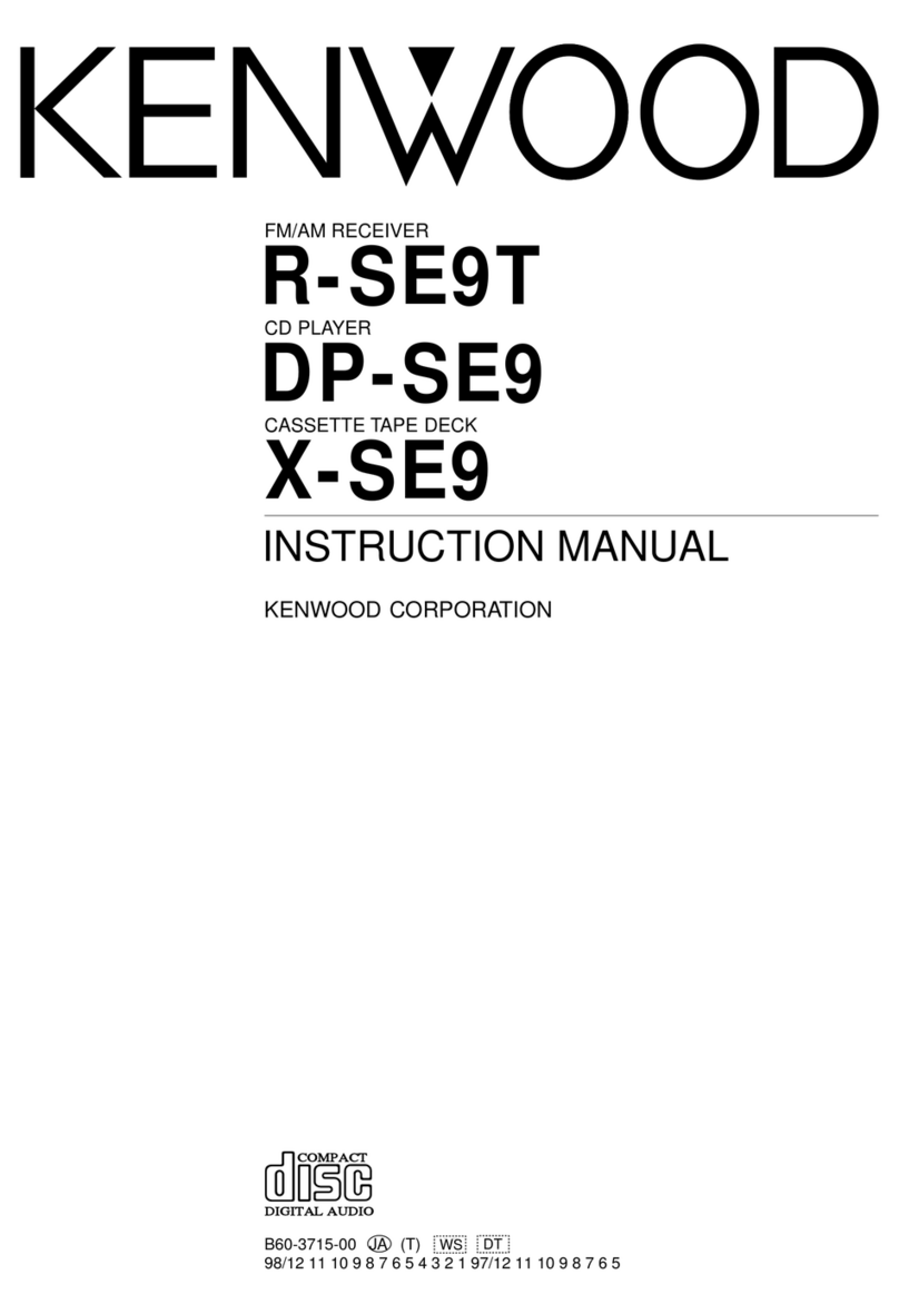 Kenwood DP-SE9 User manual