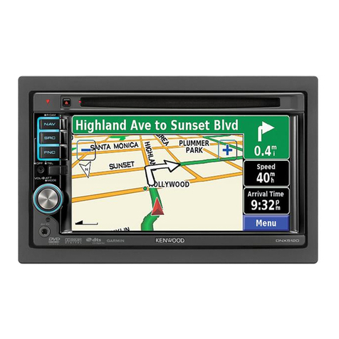 Kenwood DNX5120 - Navigation System With DVD player User manual