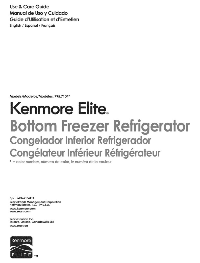 Kenmore ELITE 795.7104 Use and care guide