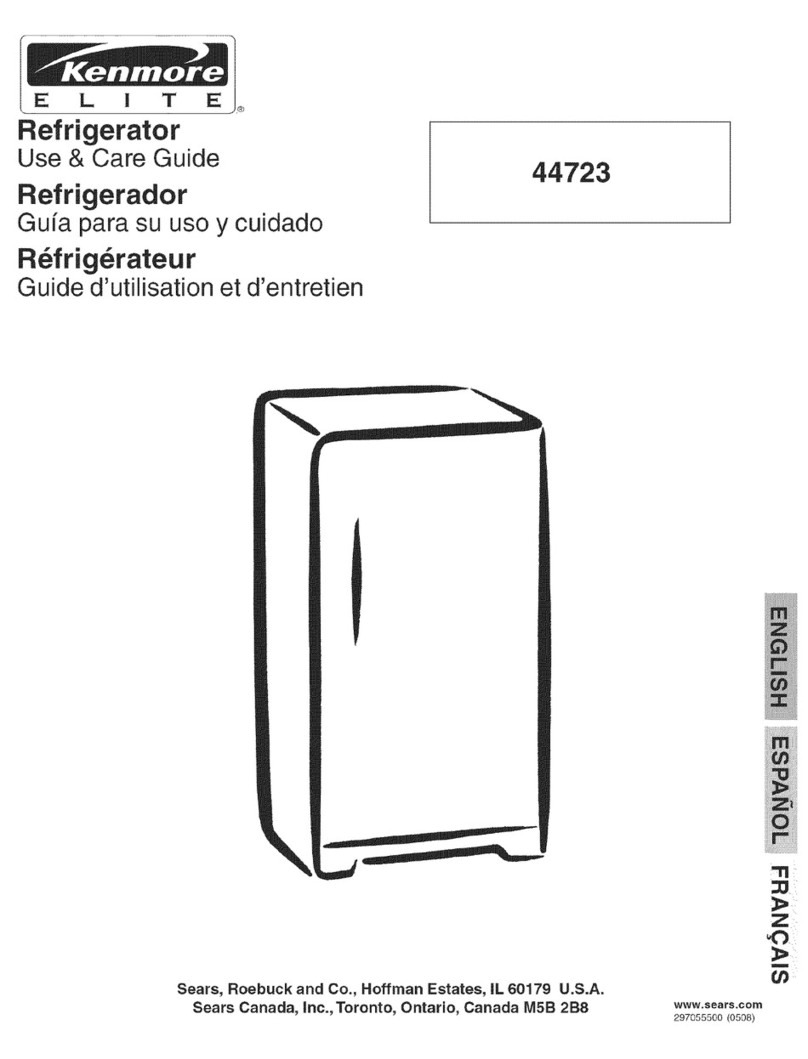 Kenmore Elite 297055500 Use and care guide