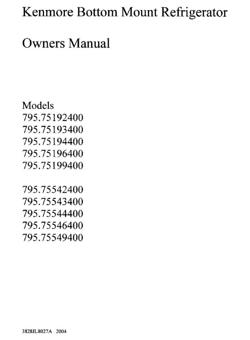 Kenmore 795.751924 owner's manual