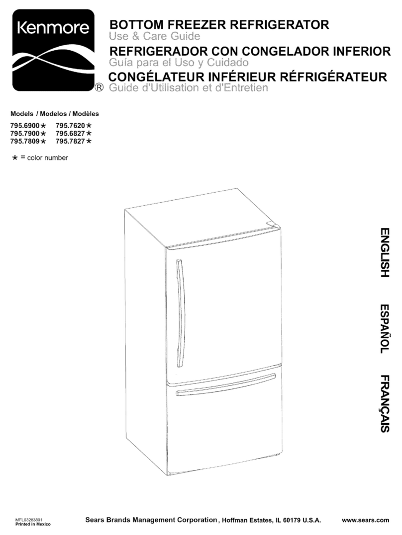 Kenmore 795.6827 Series Use & care guide