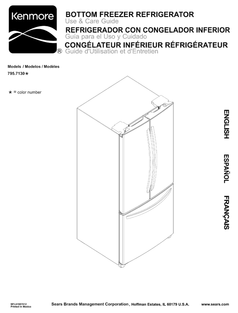 Kenmore 795.7130-K Use & care guide