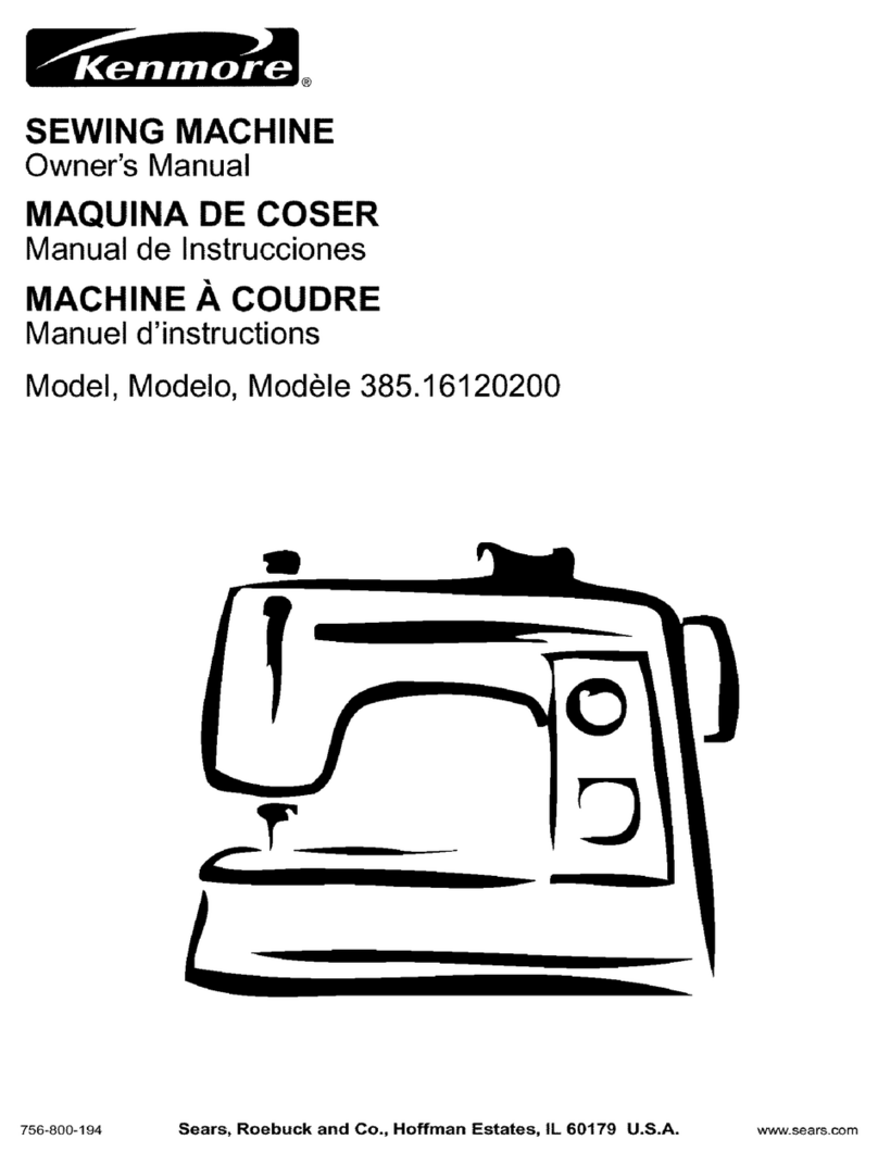 Kenmore 385.16120200 owner's manual
