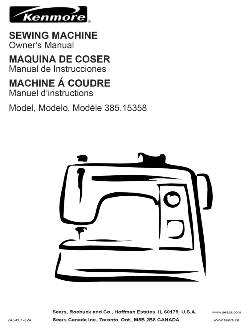 Kenmore 15358 User manual