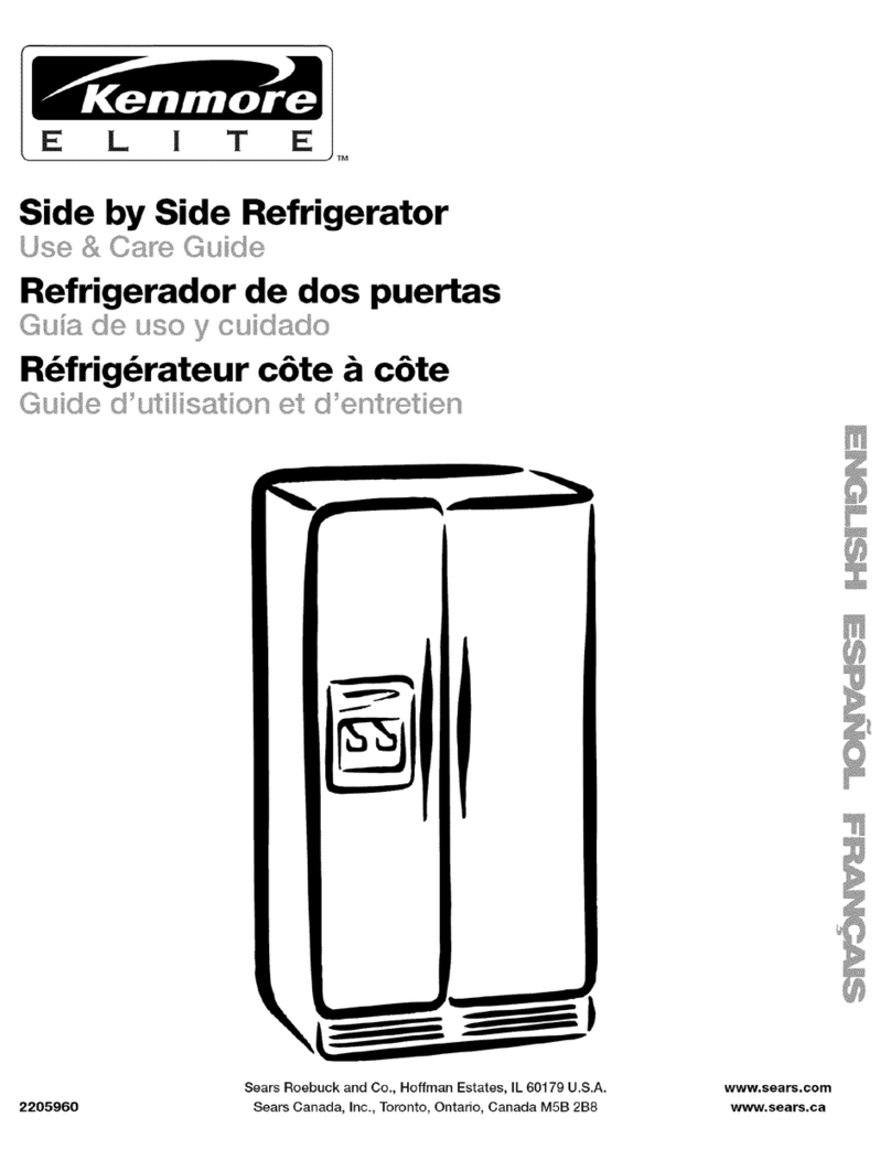 Kenmore SEARS 2205960 Use & care guide