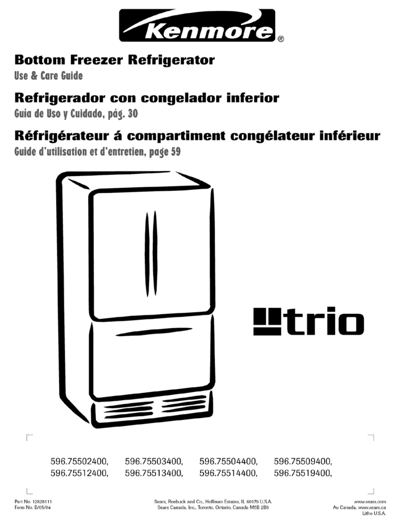 Kenmore TRIO 596.755024 Use & care guide