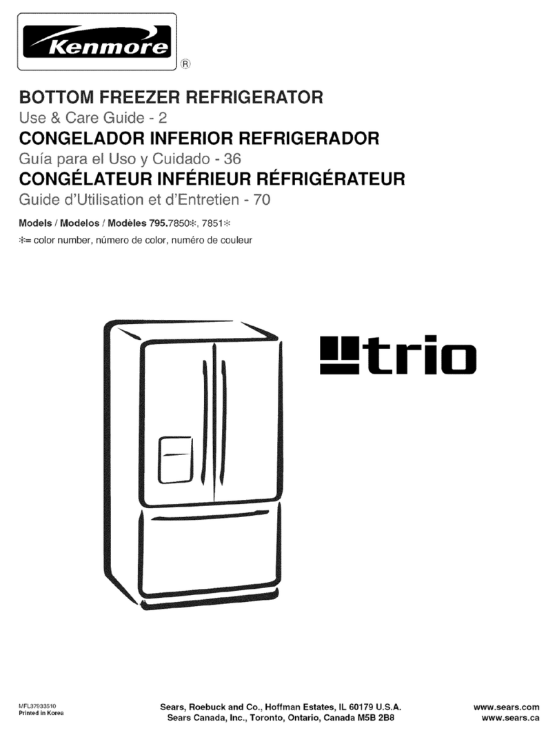 Kenmore TRIO 795.785 User manual