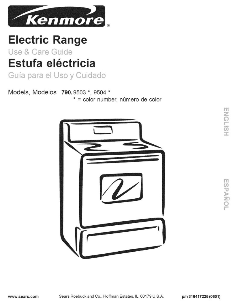 Kenmore 790.9503 Series User manual