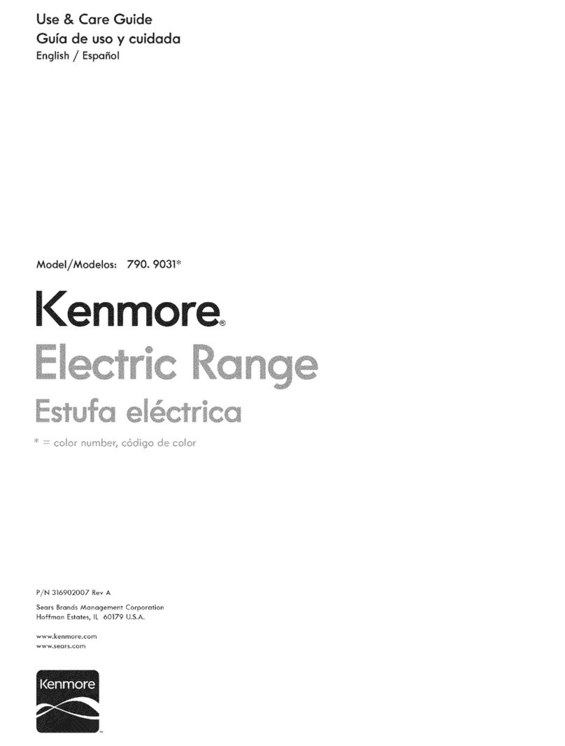 Kenmore 790.9031 Series User manual