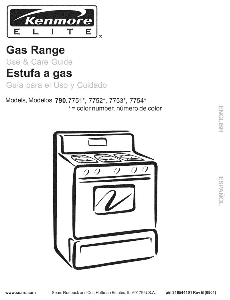 Kenmore 790.7752 Series User manual