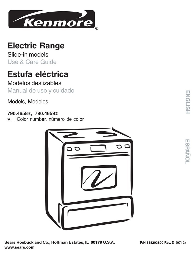 Kenmore 790.4658 Series User manual