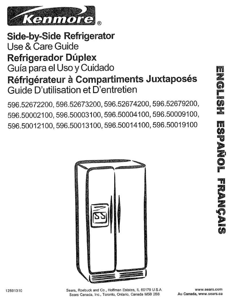 Kenmore 596.500031 Use and care guide