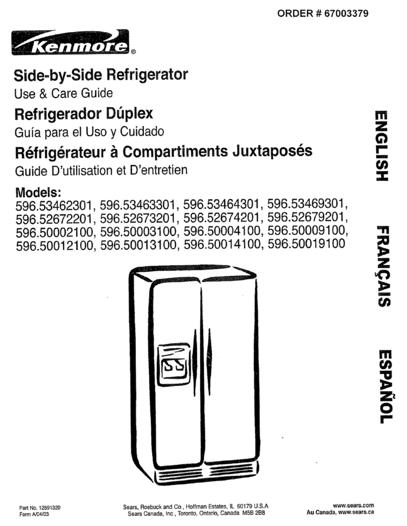 Kenmore 596.526732 Use and care guide