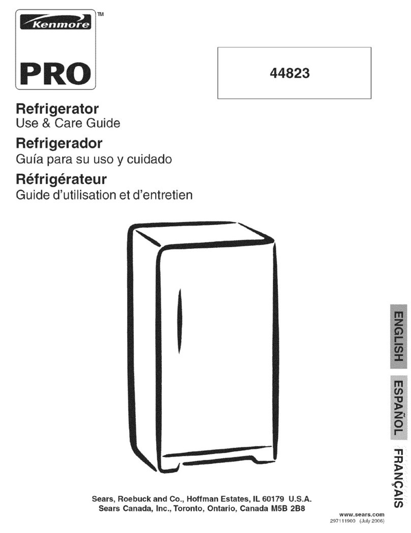 Kenmore 44823 User manual