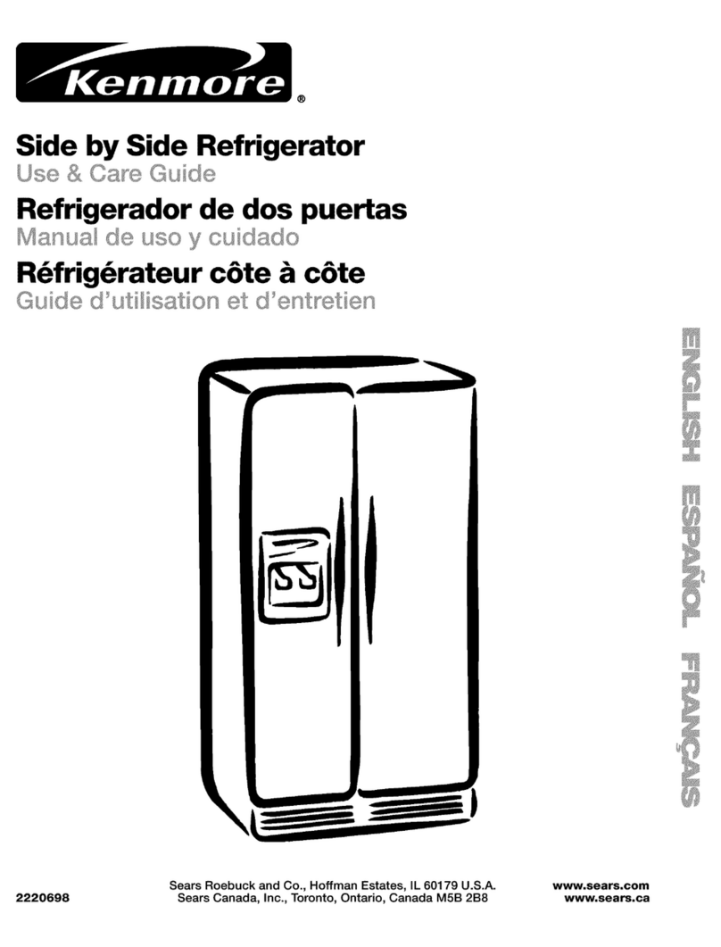 Kenmore 2220698 Use & care guide