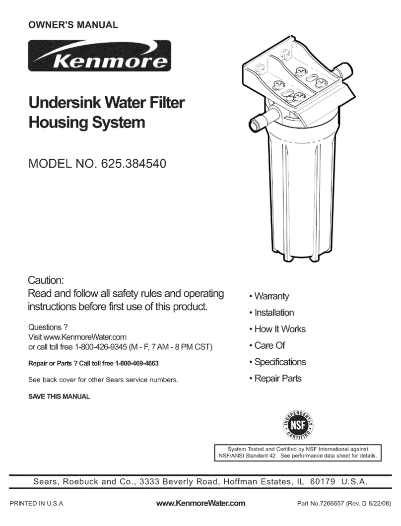 Kenmore 625.38454 owner's manual