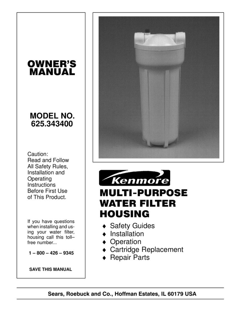 Kenmore 625.343400 owner's manual