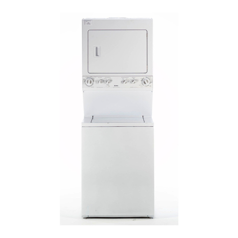 Kenmore 27" (69 cm) Wide LAUNDRY CENTER Washer - Electric Dryer P/N... User manual