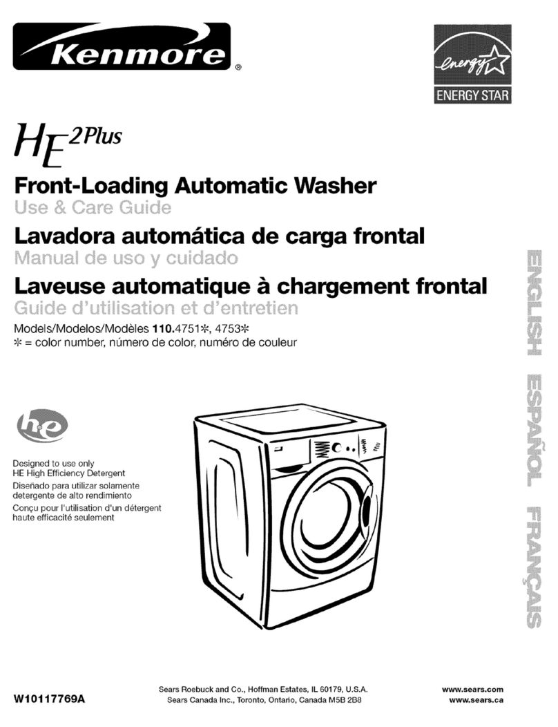 Kenmore HE2PLUS 4753 User manual