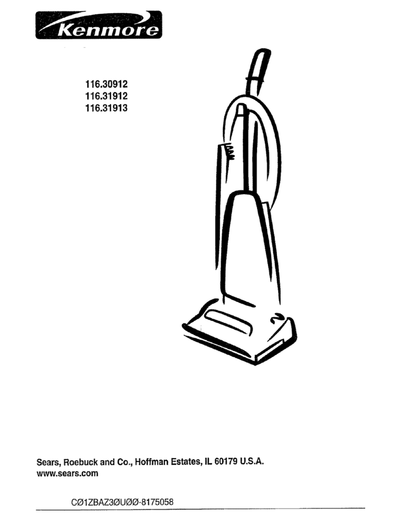 Kenmore 116.30912 User manual