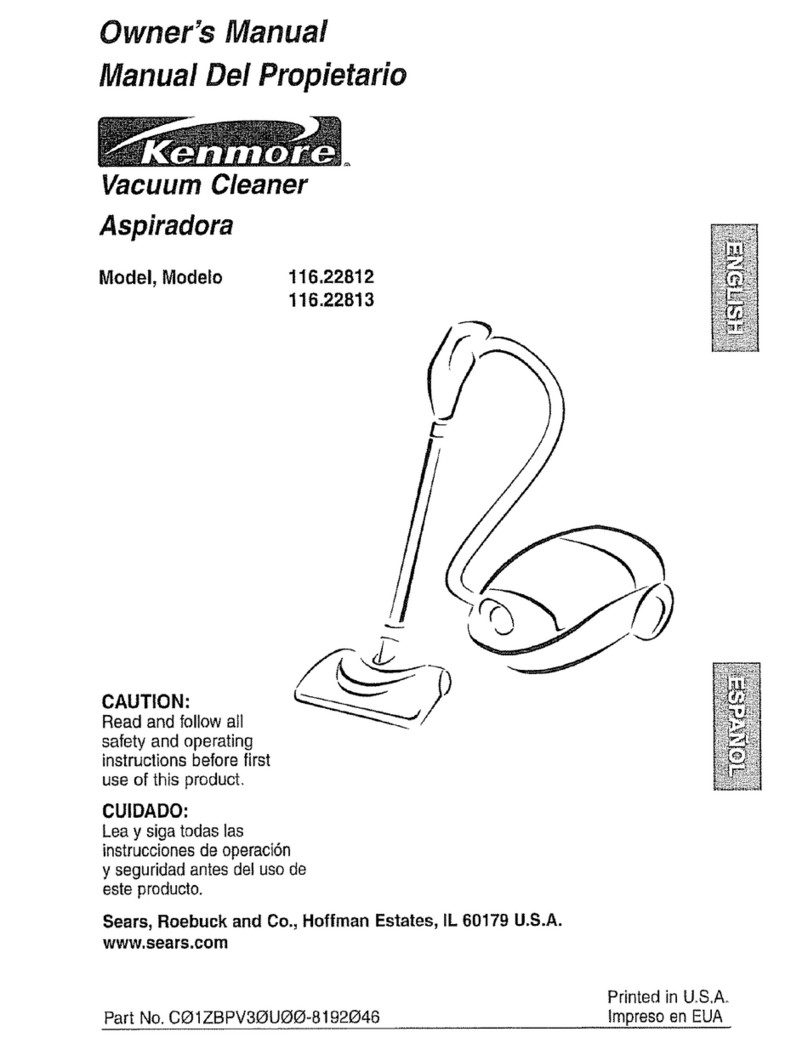 Kenmore 116.22813 User manual