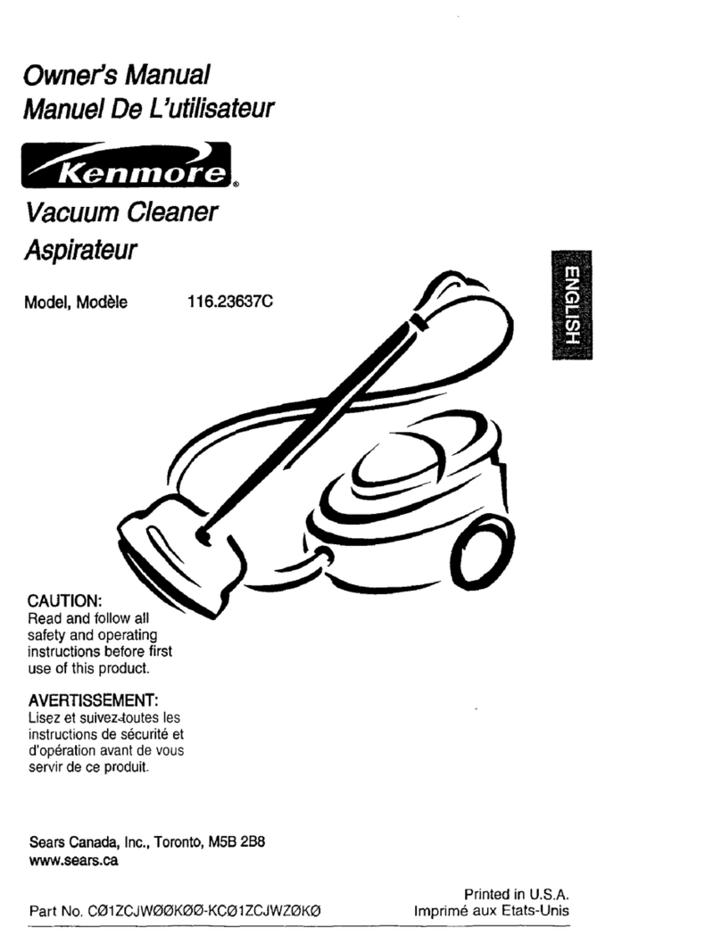 Kenmore 116.23637C owner's manual