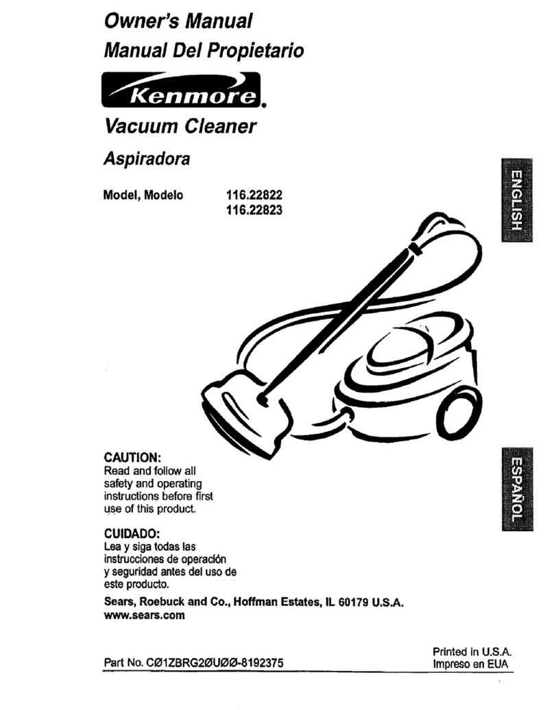 Kenmore 116.22822 User manual