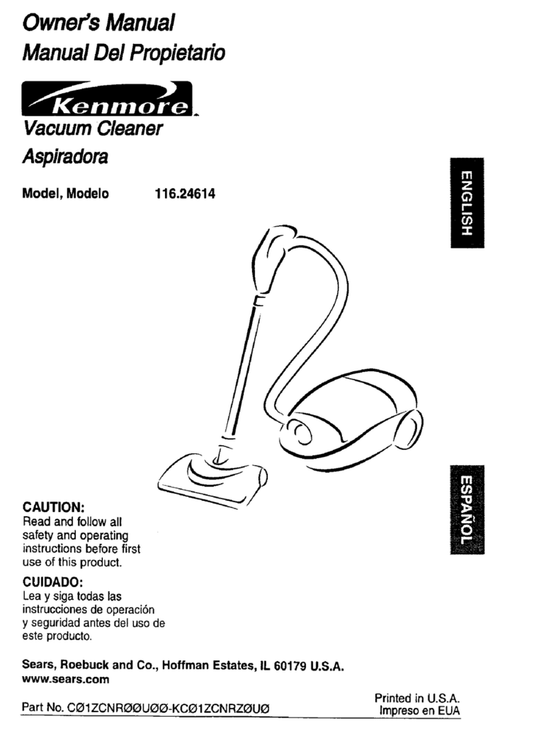 Kenmore 11 User manual