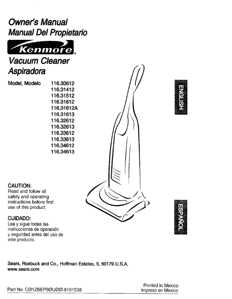 Kenmore 11 User manual
