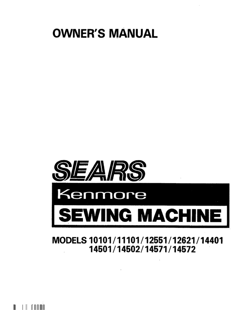 Kenmore SWA/RS 10101 owner's manual
