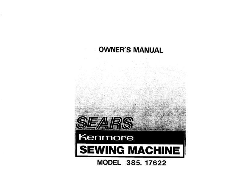 Kenmore SEARS 385. 17622 owner's manual