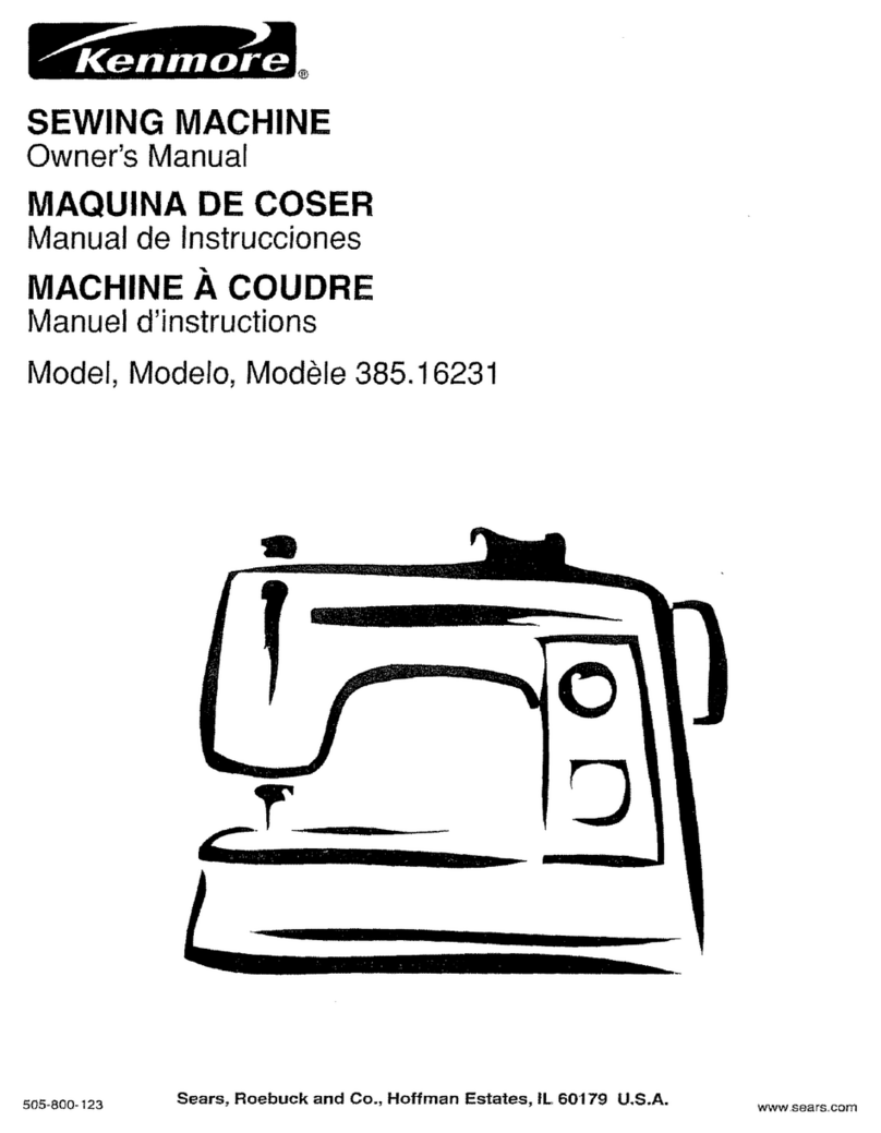 Kenmore 385.16231 owner's manual