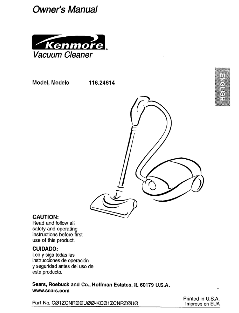 Kenmore POWER-MATE 116.24614 User manual