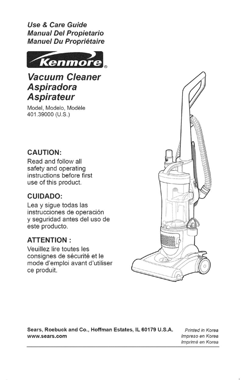 Kenmore 401.39000 User manual
