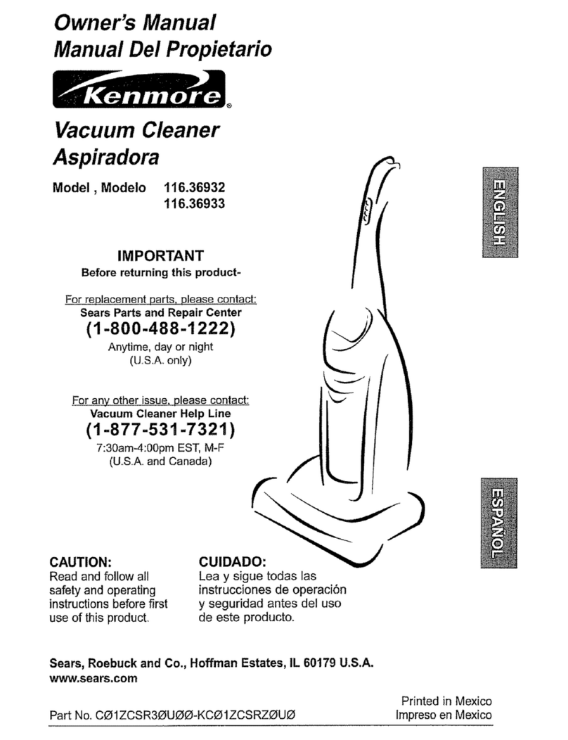 Kenmore 116.36932 User manual