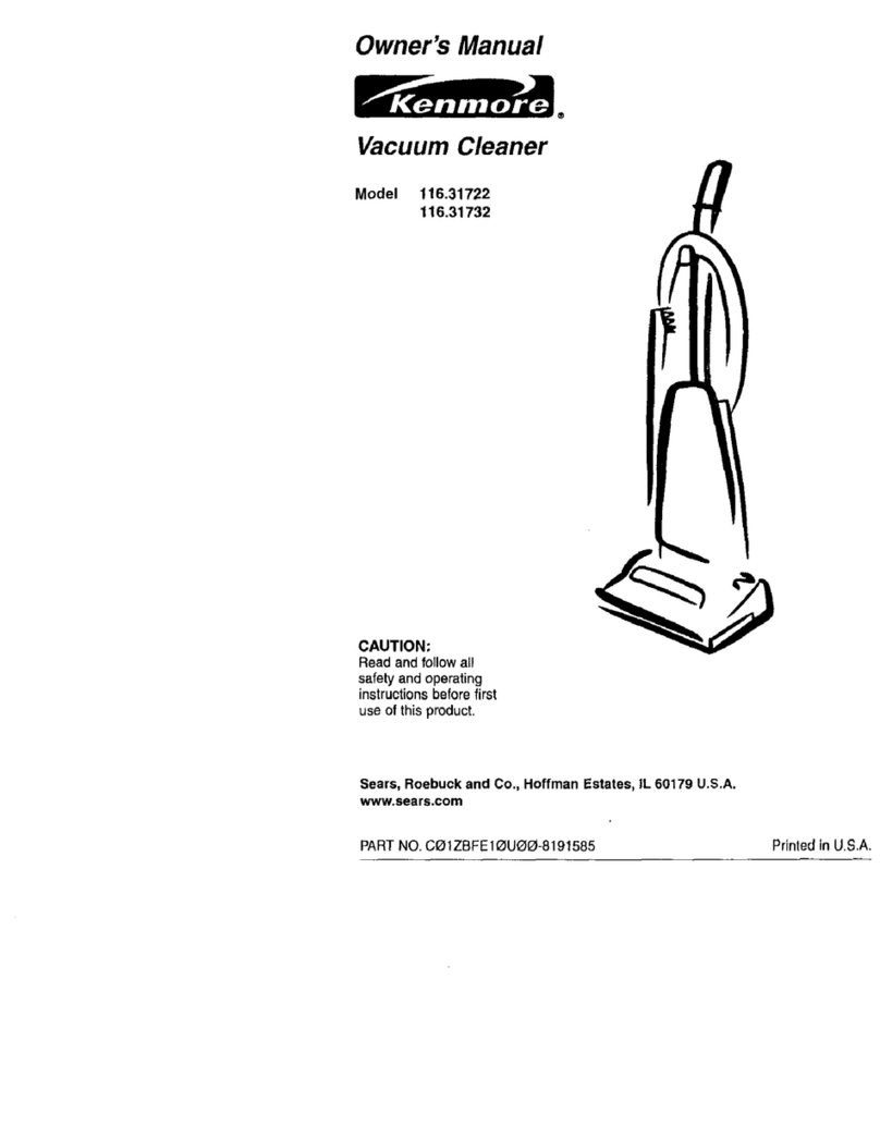 Kenmore 116.31722 User manual