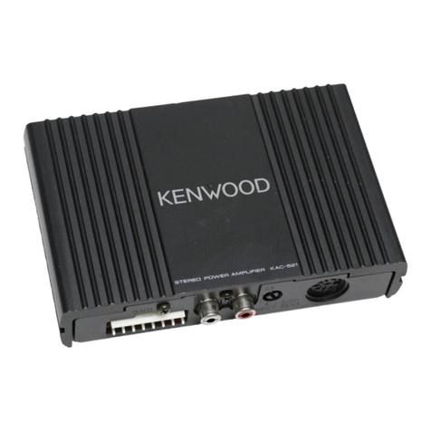 Kenwood KAC-521 User manual