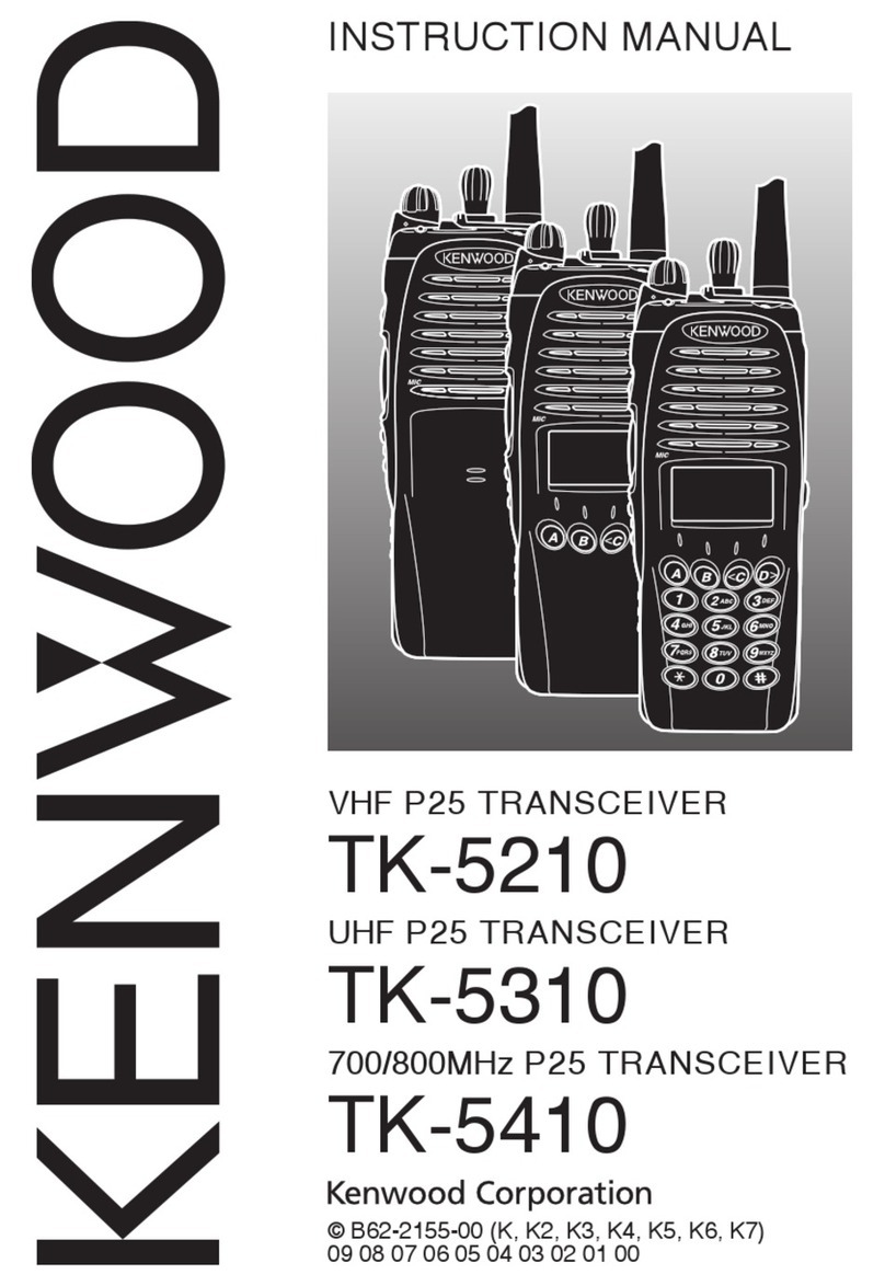 Kenwood TK-5410 User manual