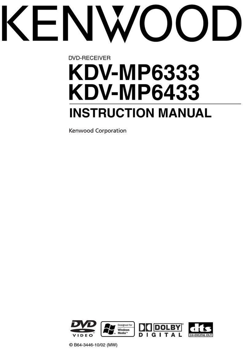 Kenwood KDV-MP6433 User manual