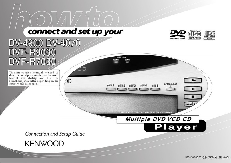 Kenwood DV-4070 Connection and setup guide