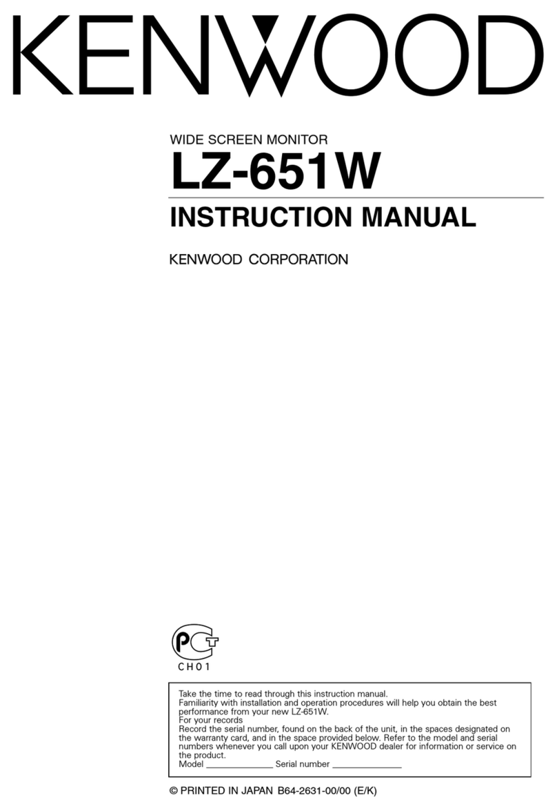 Kenwood LZ-651W instruction manual
