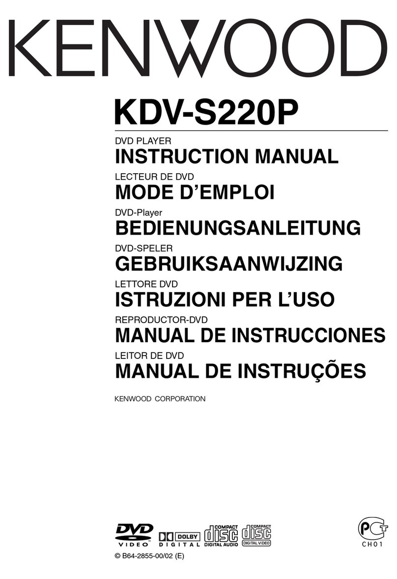 Kenwood KDV-S220P User manual