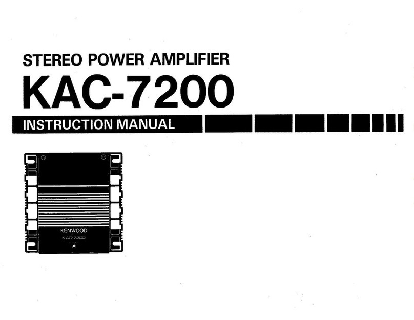 Kenwood KAC-7200 User manual